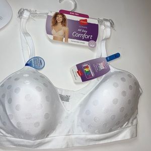 New, Hanes ultimate all day comfort wire free bra